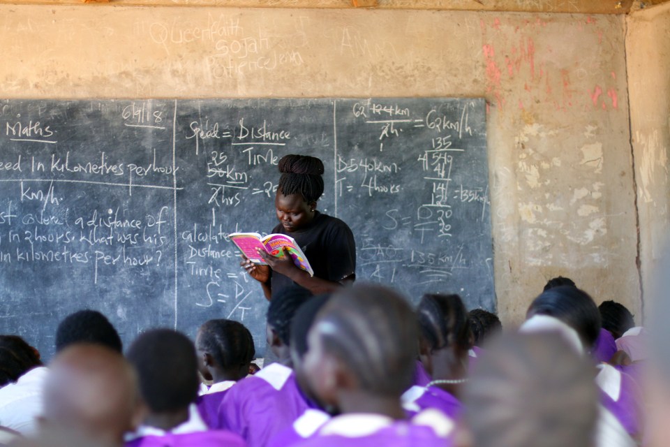 Jessica Deng became a teacher because she had limited other job options in Kakuma. Although she has grown to love teaching, she wants to go to a four-year university to study public health.