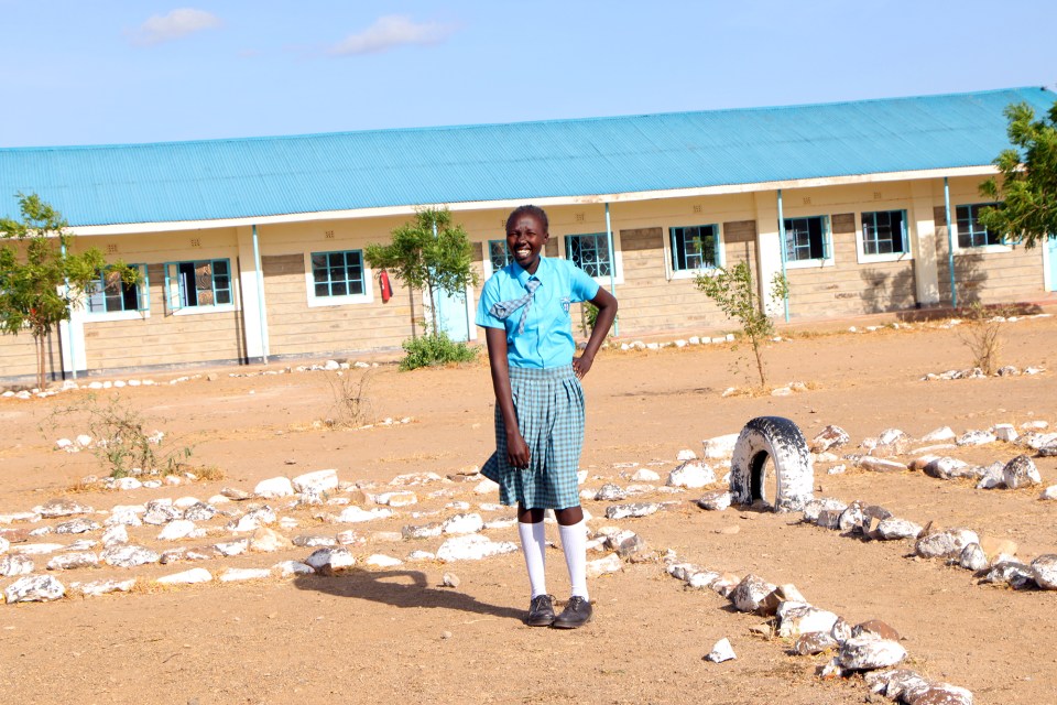 Martha John Korok is one of 352 students at Morneau Shepell Secondary School for Girls, a boarding school for Kakuma refugees that opened in 2014. She hopes the advantages Morneau Shepell has over the day schools in the camp will help her with her dream to become a doctor.